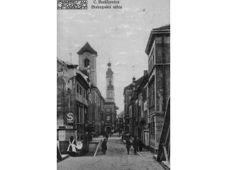 Biskupská street around World War 1