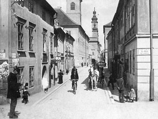Biskupská ulice před 1. světovou válkou